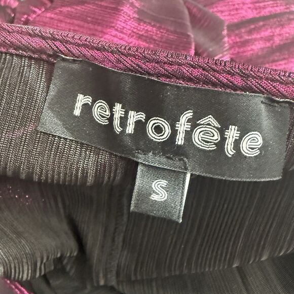 Retrofete Wayne Dress in Fuschia Size S - Picture 8 of 16